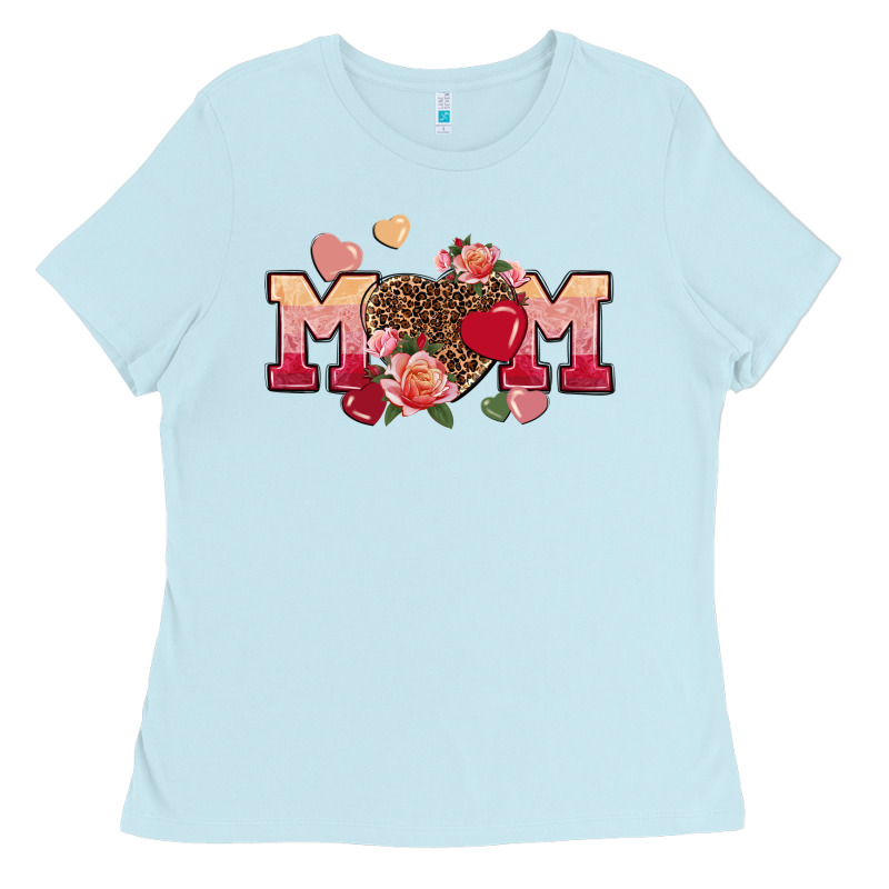 Valentine's Day Mom Mother's Day Ladies Tee by FaDigitalArtStudio | Teevron