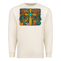 Sandshell Fall Gemstone Cross Premium Sweatshirt - RanaPortraitStore