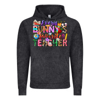 Vintage Black Every Bunny Favorite Teacher Easter Vintage Hoodie - CowhideDigitalArt