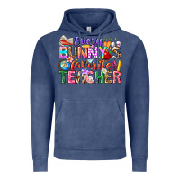 Vintage Denim Every Bunny Favorite Teacher Easter Vintage Hoodie - CowhideDigitalArt
