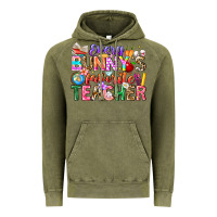 Vintage Olive Every Bunny Favorite Teacher Easter Vintage Hoodie - CowhideDigitalArt