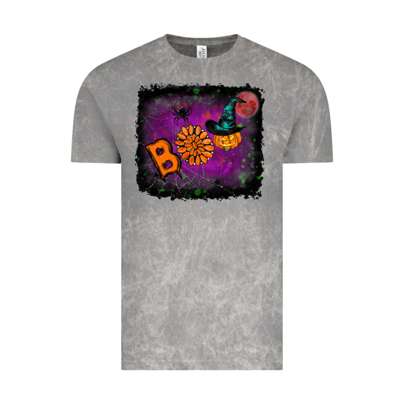Boo Gemstone Halloween Pumpkin Vintage Tee by RanaPortraitStore | Teevron