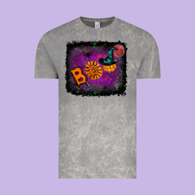 Boo Gemstone Halloween Pumpkin Vintage Tee Designed By Ranaportraitstore