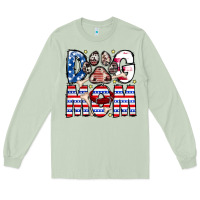 Matcha American Dog Mom Long Sleeve Tee - CowhideDigitalArt