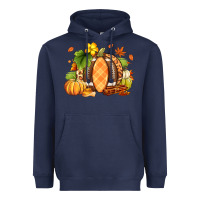 Navy Fall American Football Heavyweight Hoodie - RanaPortraitStore