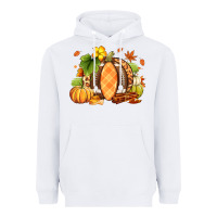 White Fall American Football Heavyweight Hoodie - RanaPortraitStore
