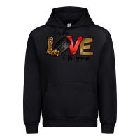 Black for the love of the game ice hockey Urban Hoodie - Jasminsmagicworld
