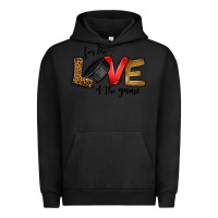 Pigment Black for the love of the game ice hockey Urban Hoodie - Jasminsmagicworld