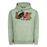 Pigment Oil Green for the love of the game ice hockey Urban Hoodie - Jasminsmagicworld