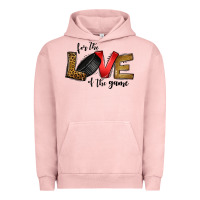 Pigment Salmon for the love of the game ice hockey Urban Hoodie - Jasminsmagicworld