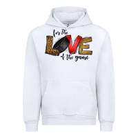 White for the love of the game ice hockey Urban Hoodie - Jasminsmagicworld