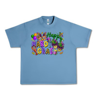 Pebble Blue happy mardi gras Urban Heavy Tee - FaDigitalArtStudio