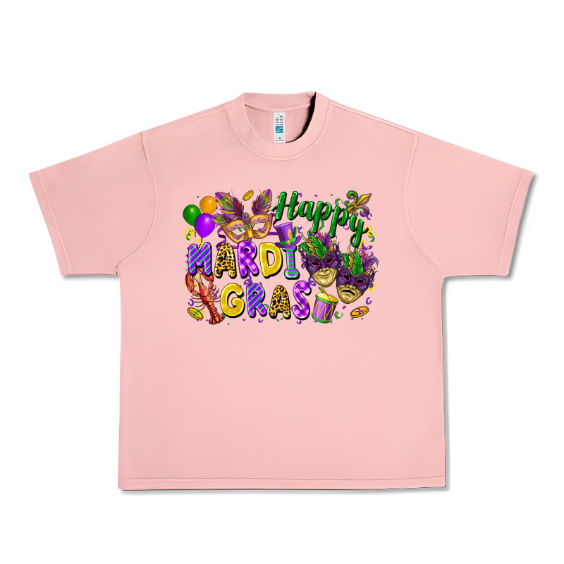 Happy Mardi Gras Urban Heavy Tee by FaDigitalArtStudio | Teevron