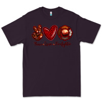 Plum Peace Love Firefighter Premium Tee - RanaPortraitStore