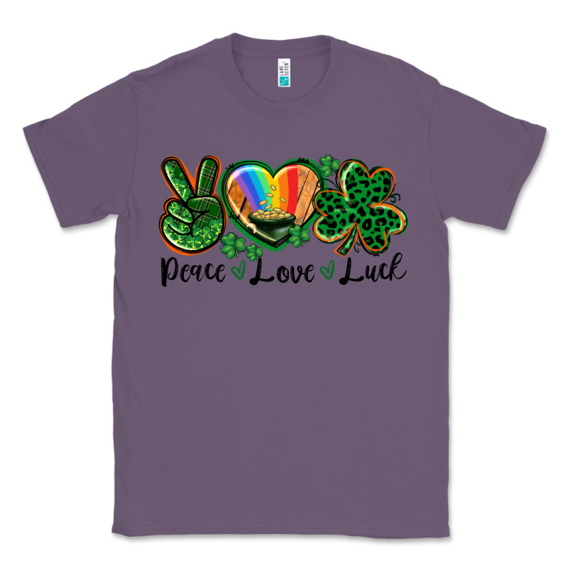 Peace Love St. Patrick's Day Classic Tee by CowGirlArtShop | Teevron