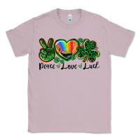 Lilac Peace love St. Patrick's Day Classic Tee - CowGirlArtShop