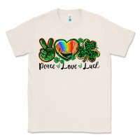 Natural Peace love St. Patrick's Day Classic Tee - CowGirlArtShop