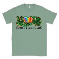 Sage Peace love St. Patrick's Day Classic Tee - CowGirlArtShop