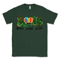 Sports Green Peace love St. Patrick's Day Classic Tee - CowGirlArtShop