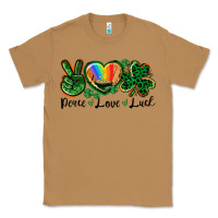 Toasted Coconut Peace love St. Patrick's Day Classic Tee - CowGirlArtShop