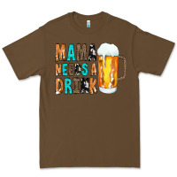 Cacao Mama Needs a Drink Premium Tee - CowCowDesign