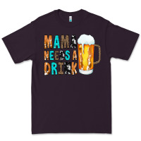 Plum Mama Needs a Drink Premium Tee - CowCowDesign