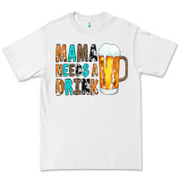 White Mama Needs a Drink Premium Tee - CowCowDesign