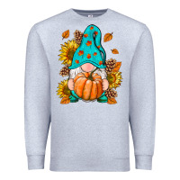 Heather Grey Fall Gnome Premium Sweatshirt - RanaPortraitStore