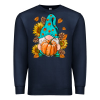 Navy Fall Gnome Premium Sweatshirt - RanaPortraitStore