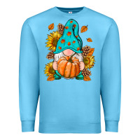 Ocean Blue Fall Gnome Premium Sweatshirt - RanaPortraitStore