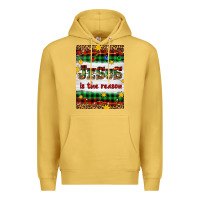 Antique Gold Christmas Jesus Is The Reason Premium Hoodie - Artiststas