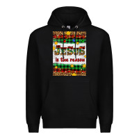 Black Christmas Jesus Is The Reason Premium Hoodie - Artiststas