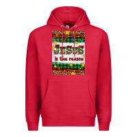 Cardinal Christmas Jesus Is The Reason Premium Hoodie - Artiststas