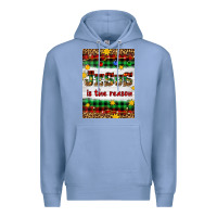 Colony Blue Christmas Jesus Is The Reason Premium Hoodie - Artiststas
