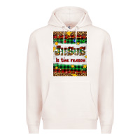 Pale Pink Christmas Jesus Is The Reason Premium Hoodie - Artiststas