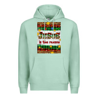 Seafoam Christmas Jesus Is The Reason Premium Hoodie - Artiststas