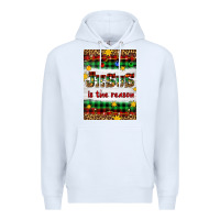 White Christmas Jesus Is The Reason Premium Hoodie - Artiststas
