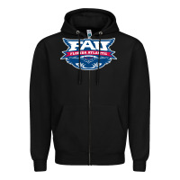 Black us, owls, fau Zipper Hoodie - DesigneFamous