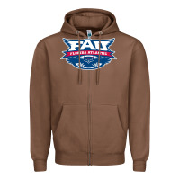 Chestnut us, owls, fau Zipper Hoodie - DesigneFamous