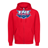 Red us, owls, fau Zipper Hoodie - DesigneFamous