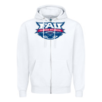 White us, owls, fau Zipper Hoodie - DesigneFamous