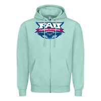 Seafoam us, owls, fau Zipper Hoodie - DesigneFamous