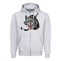 Chicago Wolves Zipper Hoodie | Teevron