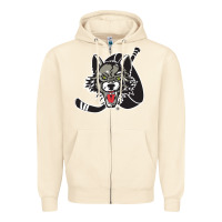 Sandshell chicago wolves Zipper Hoodie - DesigneFamous