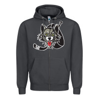 Smoke chicago wolves Zipper Hoodie - DesigneFamous