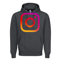 Smoke instagram Zipper Hoodie - DesigneFamous