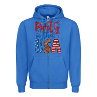 True Royal party in the usa Zipper Hoodie - JahusDesignShop