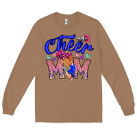 Toasted Coconut Cheer Mom Long Sleeve Tee - CowhideDigitalArt