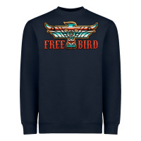 Navy thunderbird free bird Heavyweight Sweatshirt - JahusDesignShop