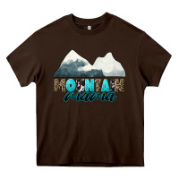 Chocolate Brown Mountain Mama Heavy Core Tee - CowGirlArtShop